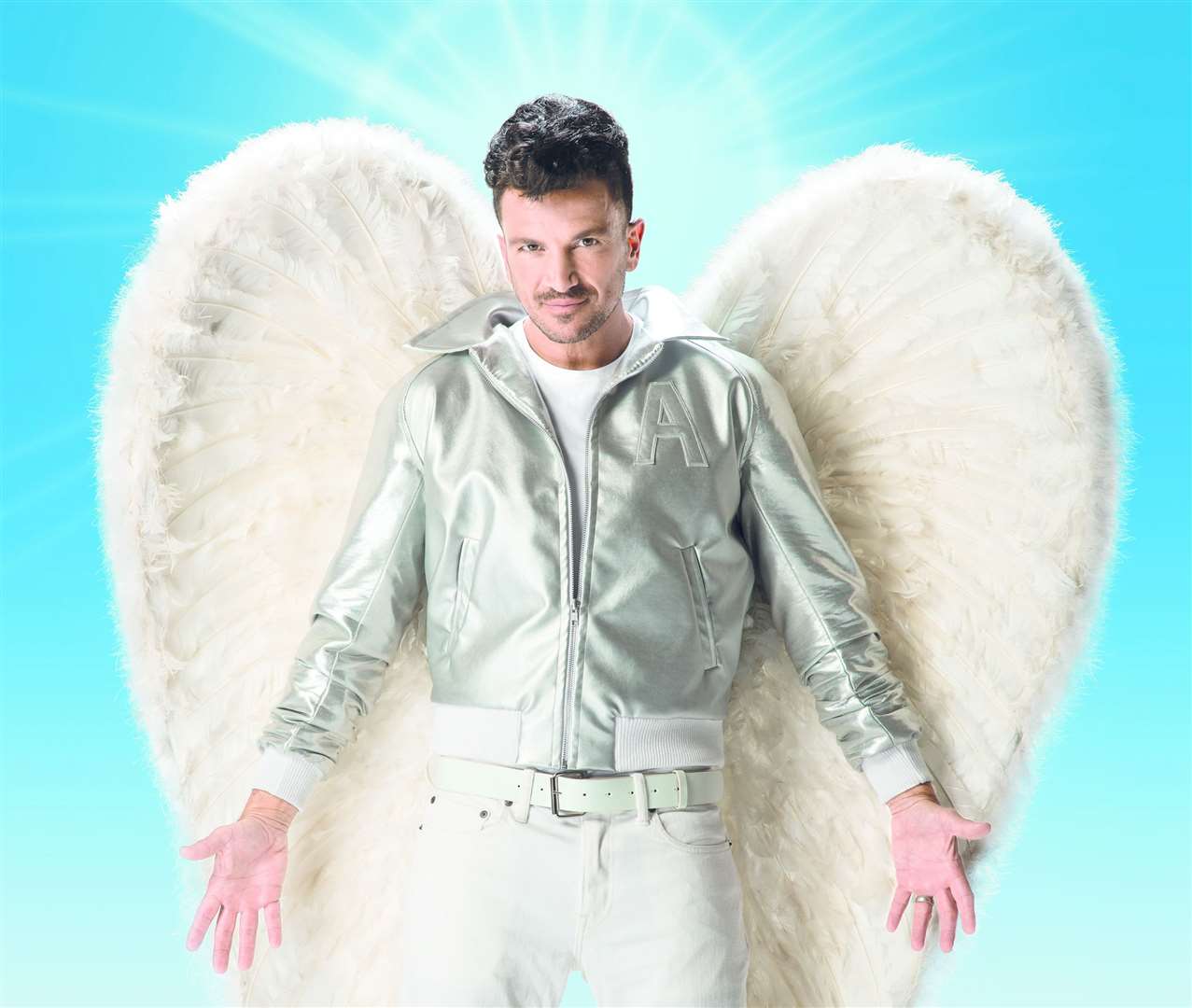 Peter Andre as Teen Angel in Grease, Photo: Hugo Glendinning