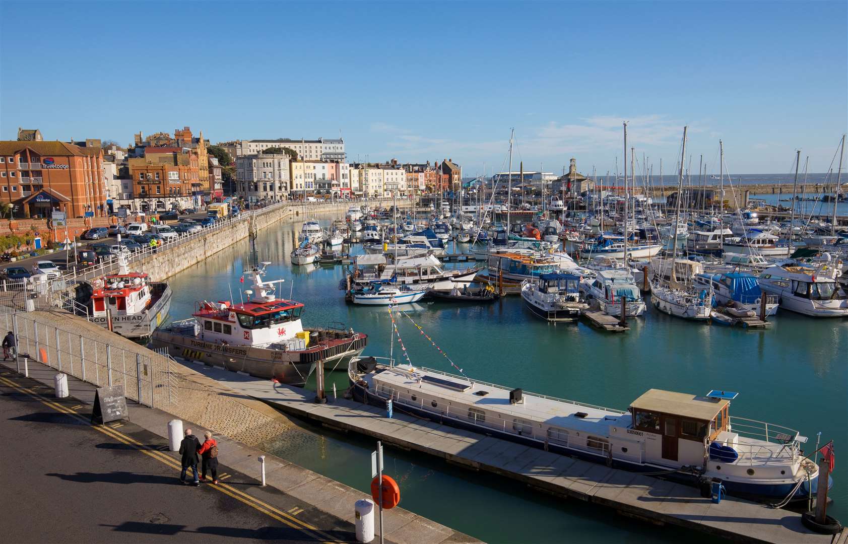 Toby Scales was spotted by police acting nervously at Ramsgate harbour, so they decided to detain him for a stop and search. Stock picture