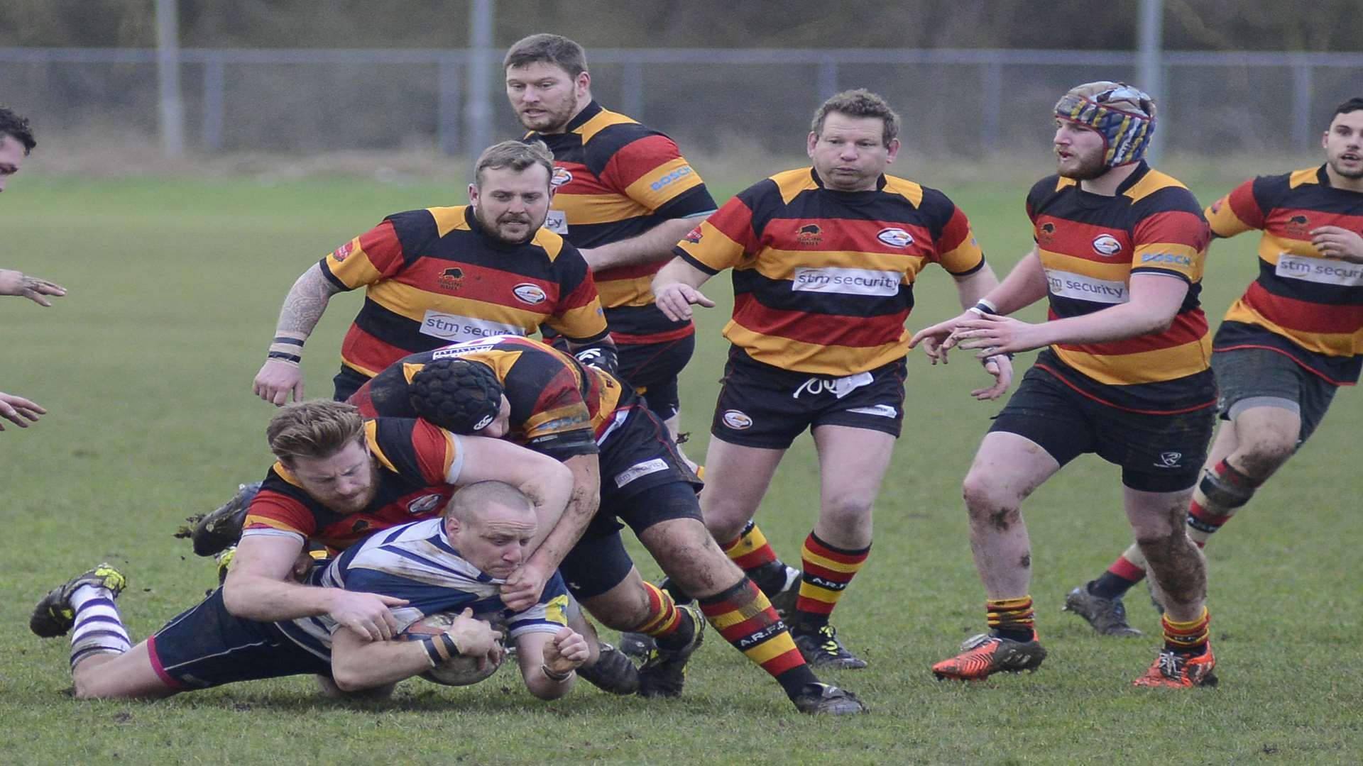 Action from Ashford's last home game against Tunbridge Wells Picture: Paul Amos