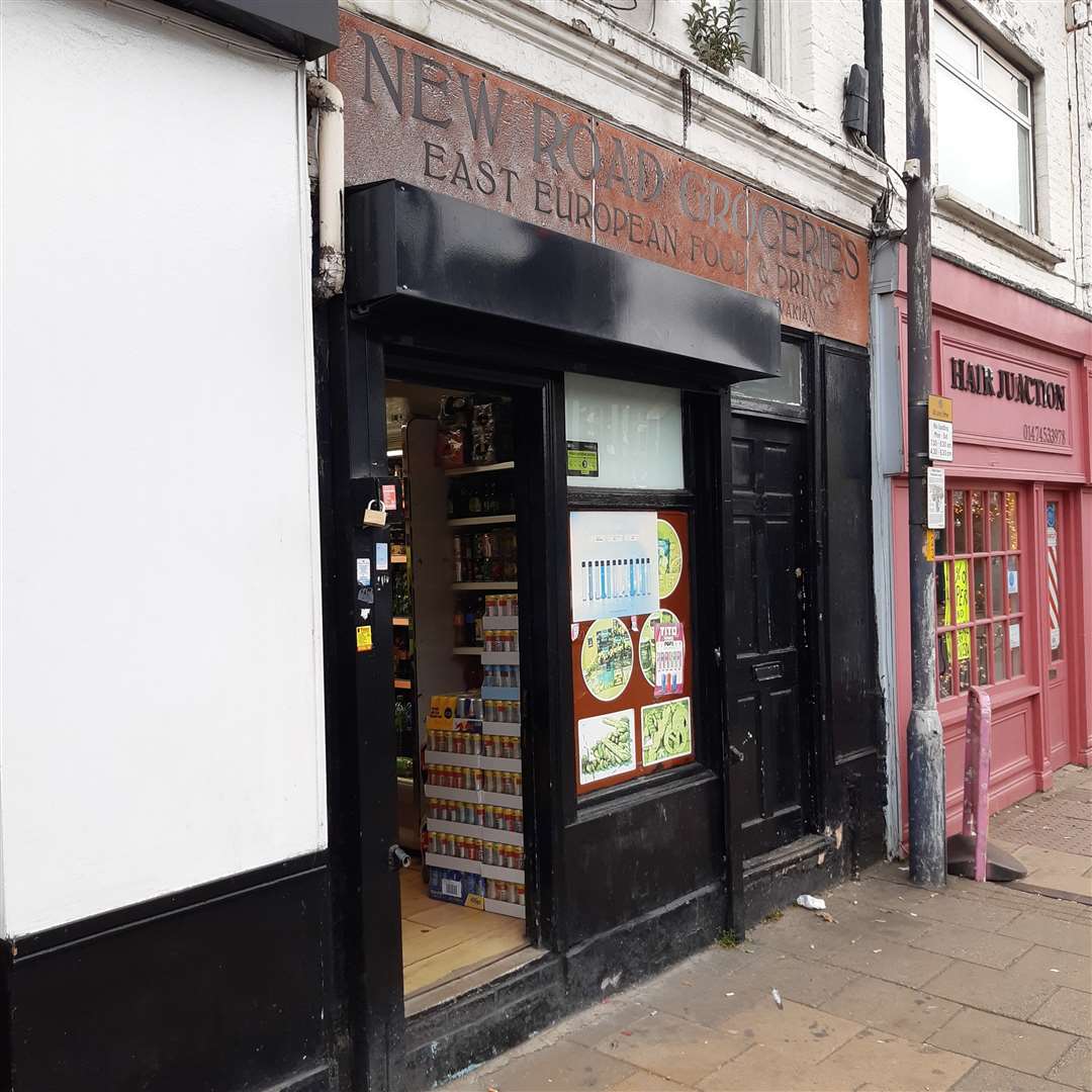 New Road Groceries, New Road, Gravesend, was among the shops closed down