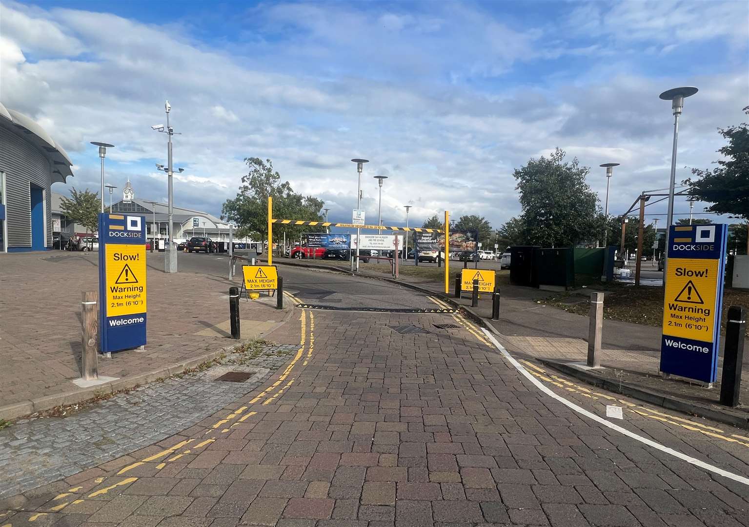 Parking charges are being introduced at Chatham Dockside