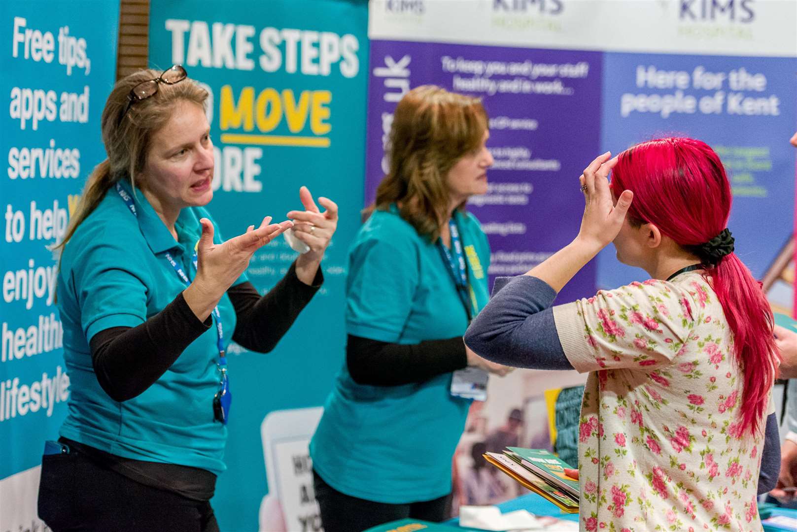 The One You Kent team in the Marketplace at the Wellbeing Symposium