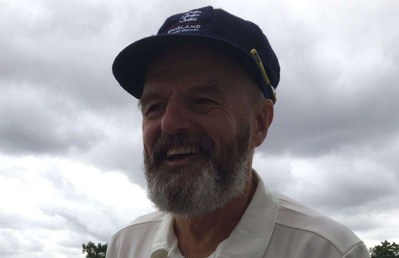 John Butterworth all smiles in his England kit