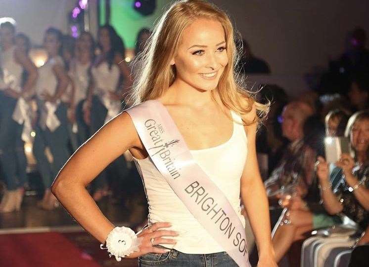 Zoe Hetherington, 21, from Harrietsham, competing at the Miss Brighton for Miss Great Britain competition, 2017 (14992311)