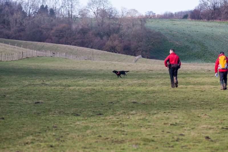 Kent Search and Rescue team. Stock image