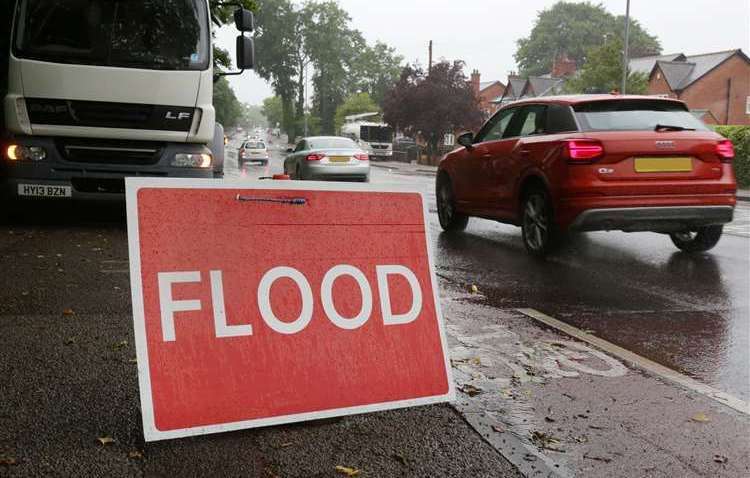 People are being advised to avoid low-lying paths today. Stock picture