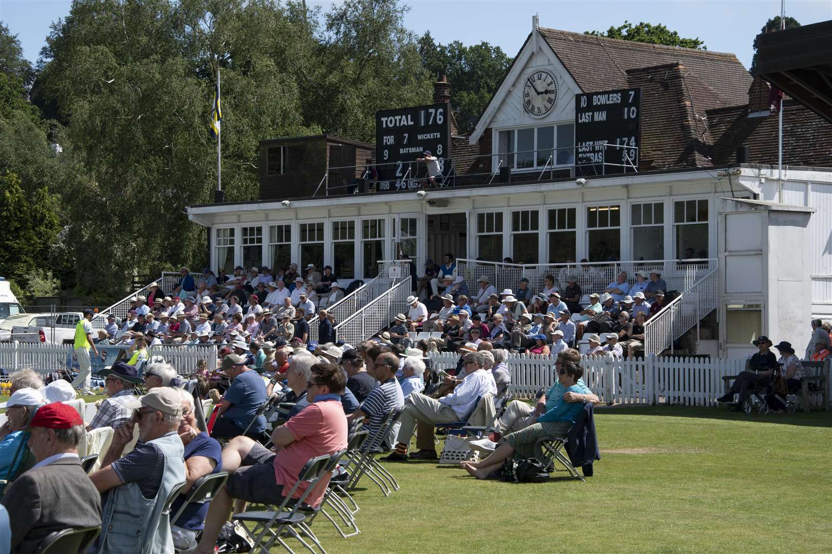 The Nevill Ground in the sunshine. Picture: Andy Payton.