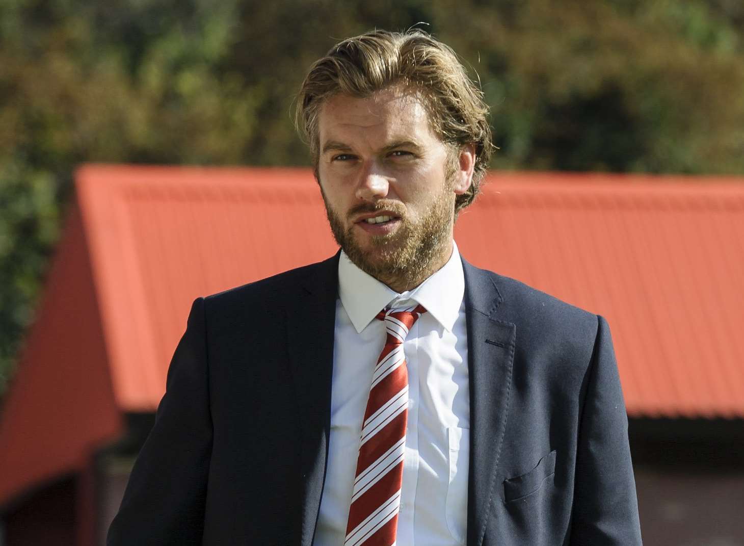 Ebbsfleet boss Daryl McMahon Picture: Andy Payton