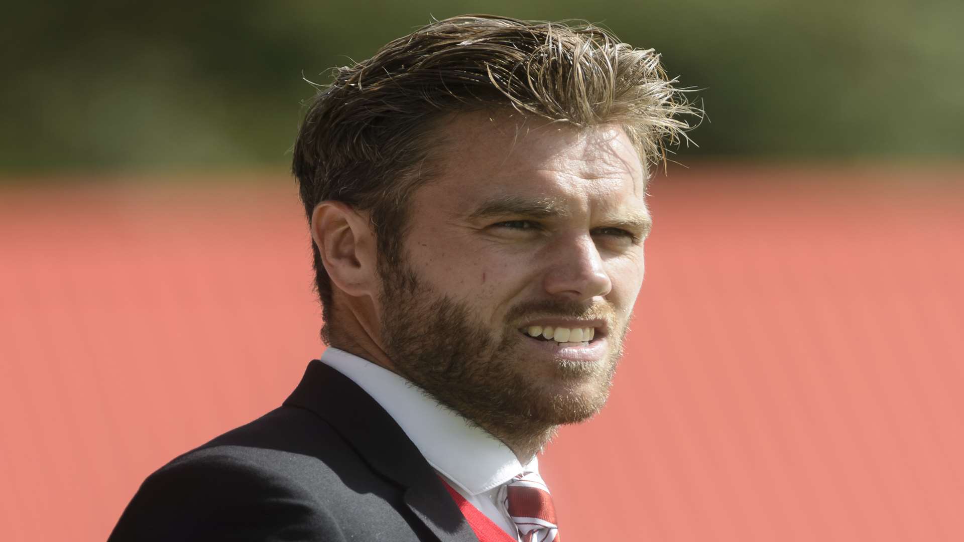 Fleet boss Daryl McMahon watches on during the 2-2 draw with Hemel Hempstead Picture: Andy Payton