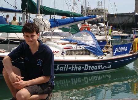 Jack Daly and his boat Padiwak - a Mk II Newbridge Corribee