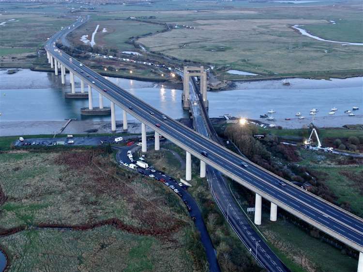 Kingsferry Bridge is to close throughout multiple days in June and July. Picture: Phil Drew