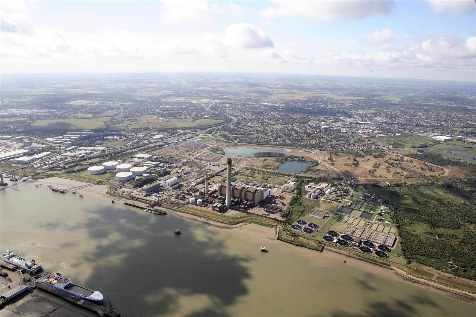 Littlebrook Power Station, Dartford, closed in 2015