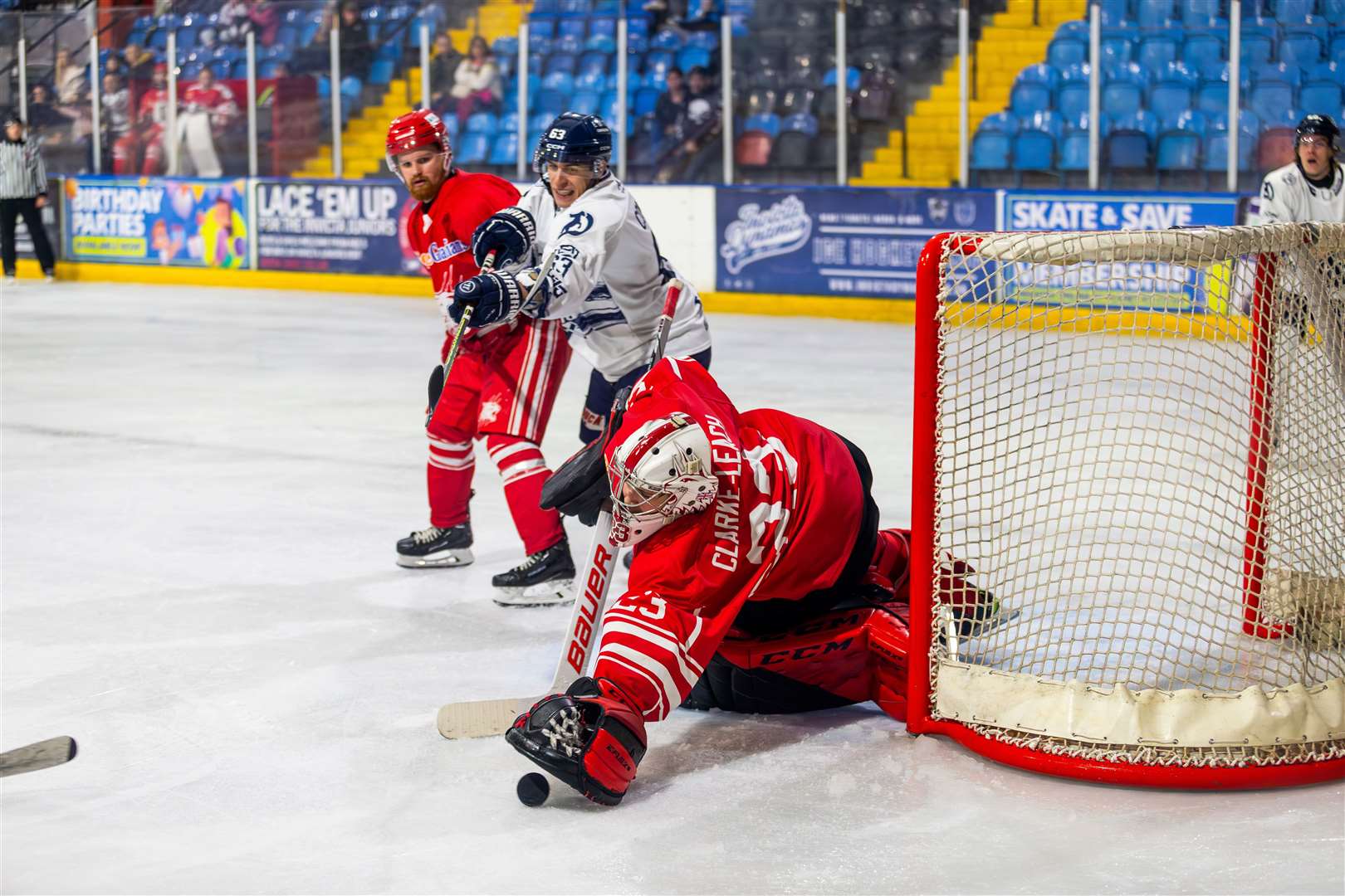 Aaron Connolly with an attempt at goal for Invicta Dynamos Picture: David Trevallion