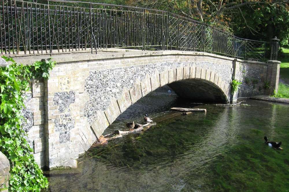 The bridge in Kearsney Abbey. Picture: Diane Goodson