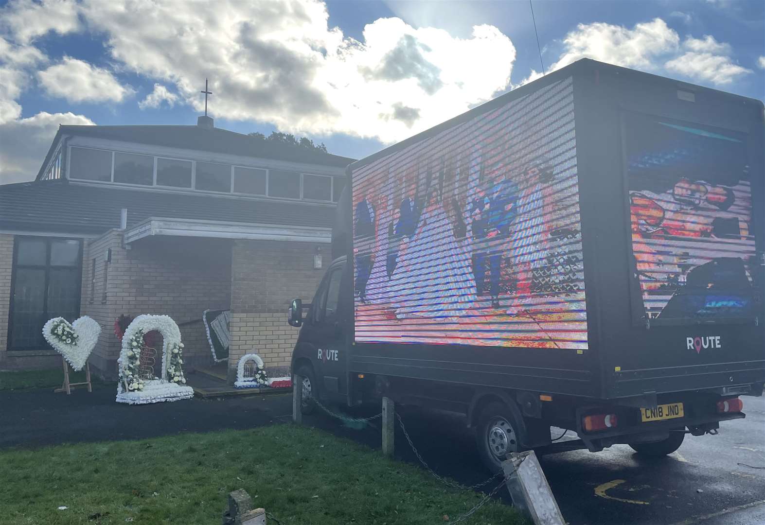 The funerals took place for Johnny and Johnboy Cash in Park Wood