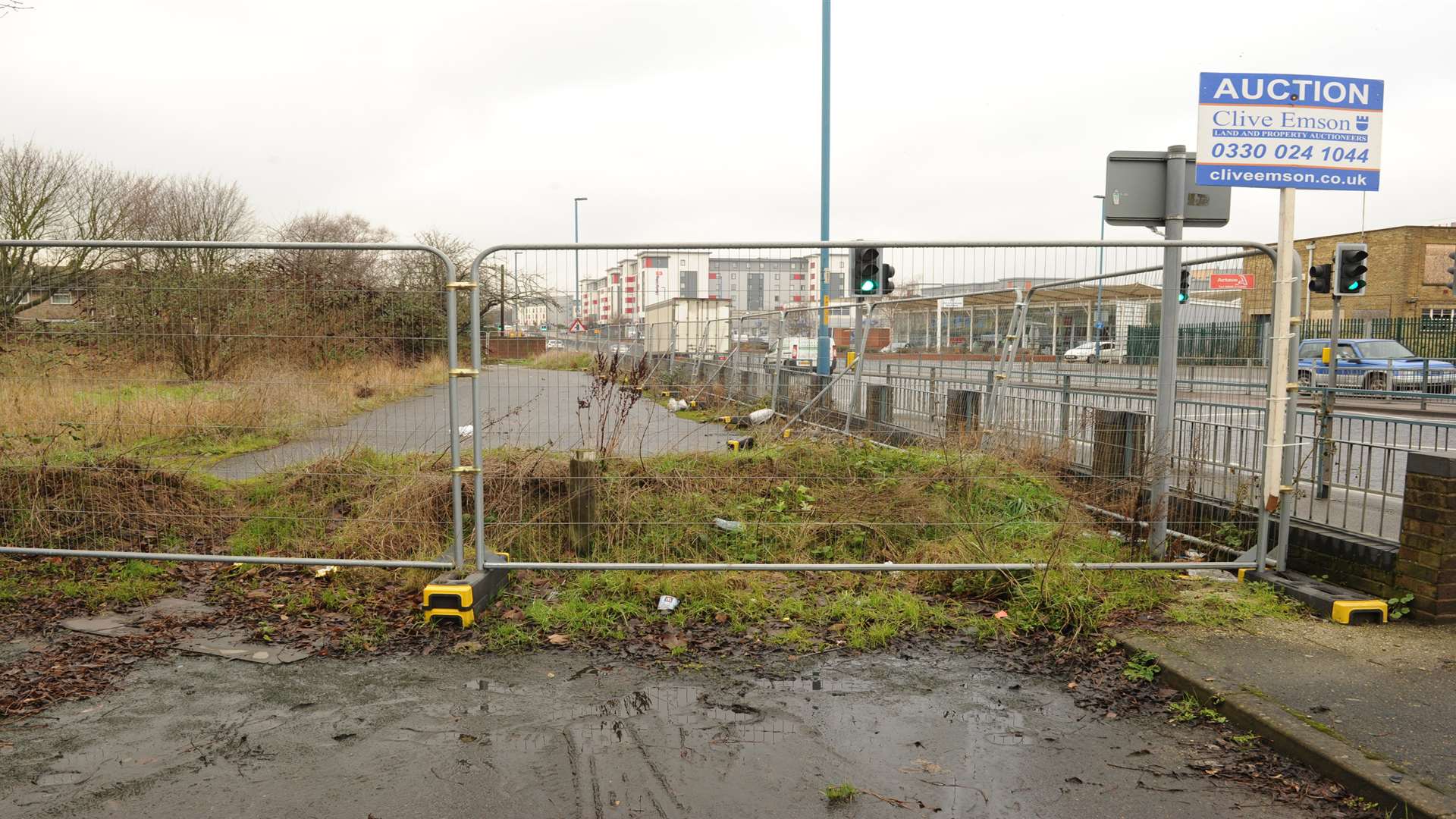 The land in Pier Road, Gillingham