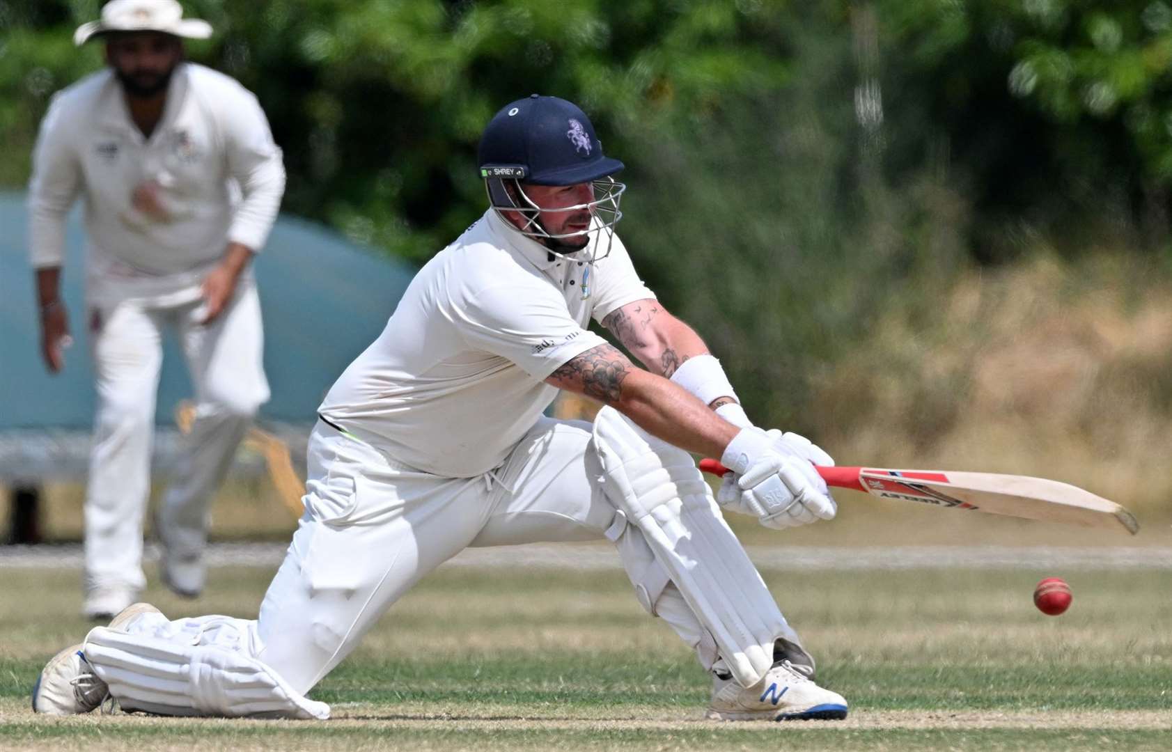 Darren Stevens in action. Picture: Keith Gillard