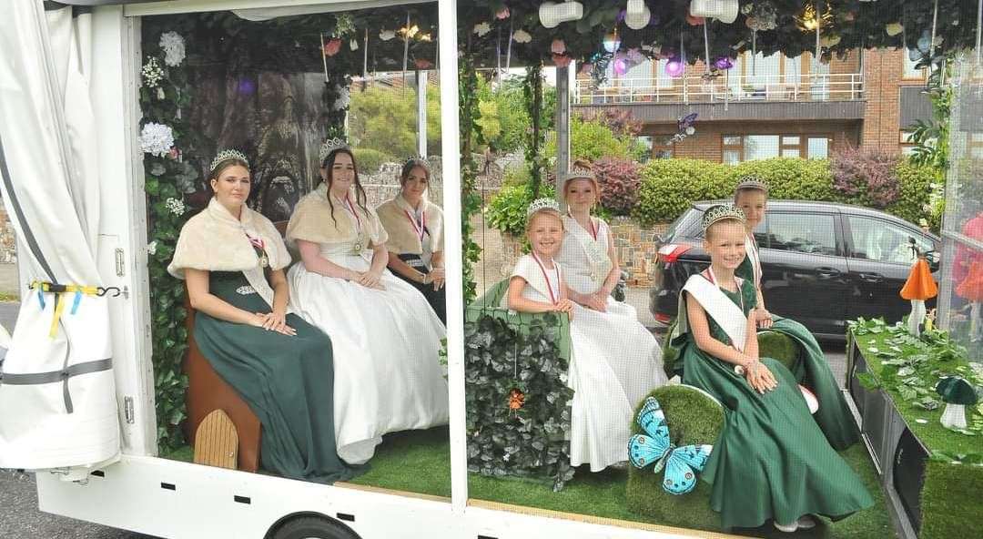 Carnival courts, made up of local pageant winners, are a staple part of Kent’s carnivals