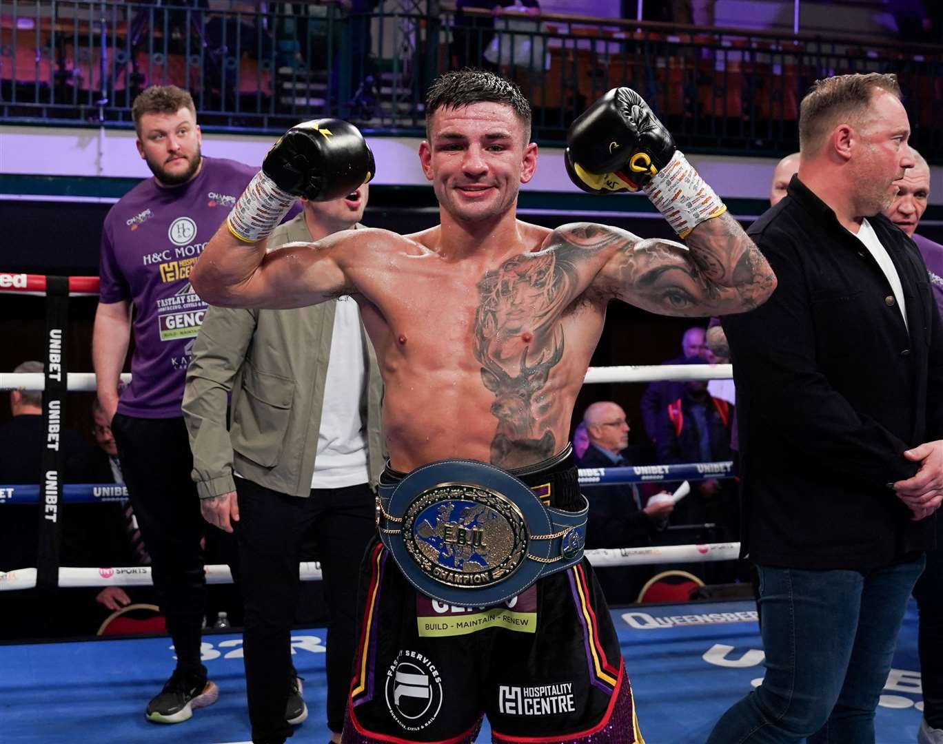 European lightweight champion Sam Noakes. Picture: Stephen Dunkley / Queensberry Promotions