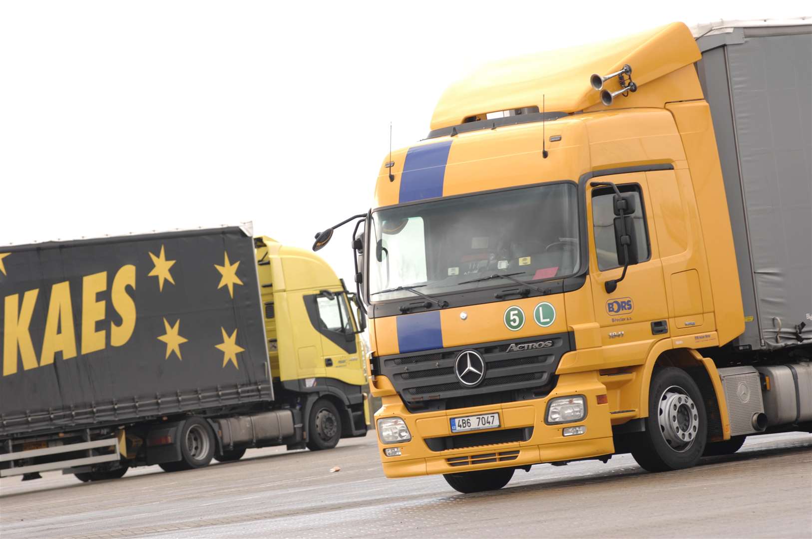 It's believed the migrants had come off of a HGV at the Waterbrook Truckstop. Picture: Gary Browne