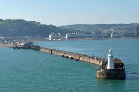 Prince of Wales pier in more tepid conditions