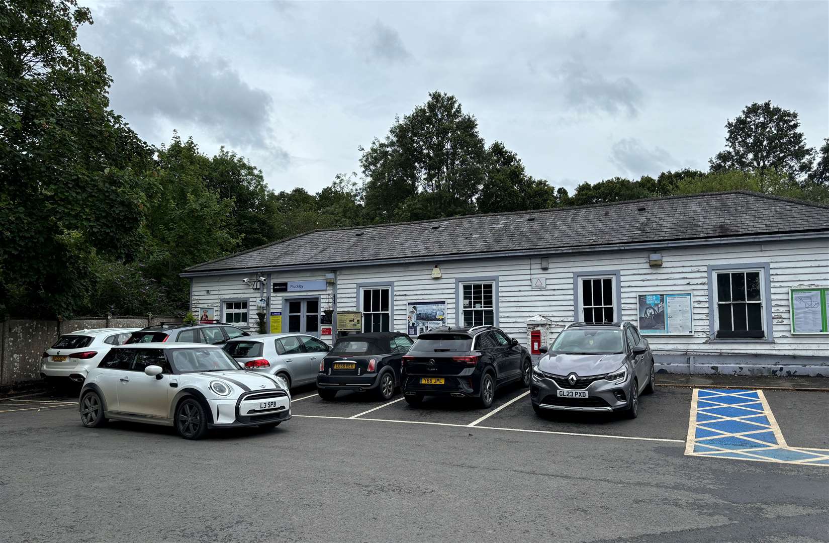 Pluckley station car park has just 50 spaces