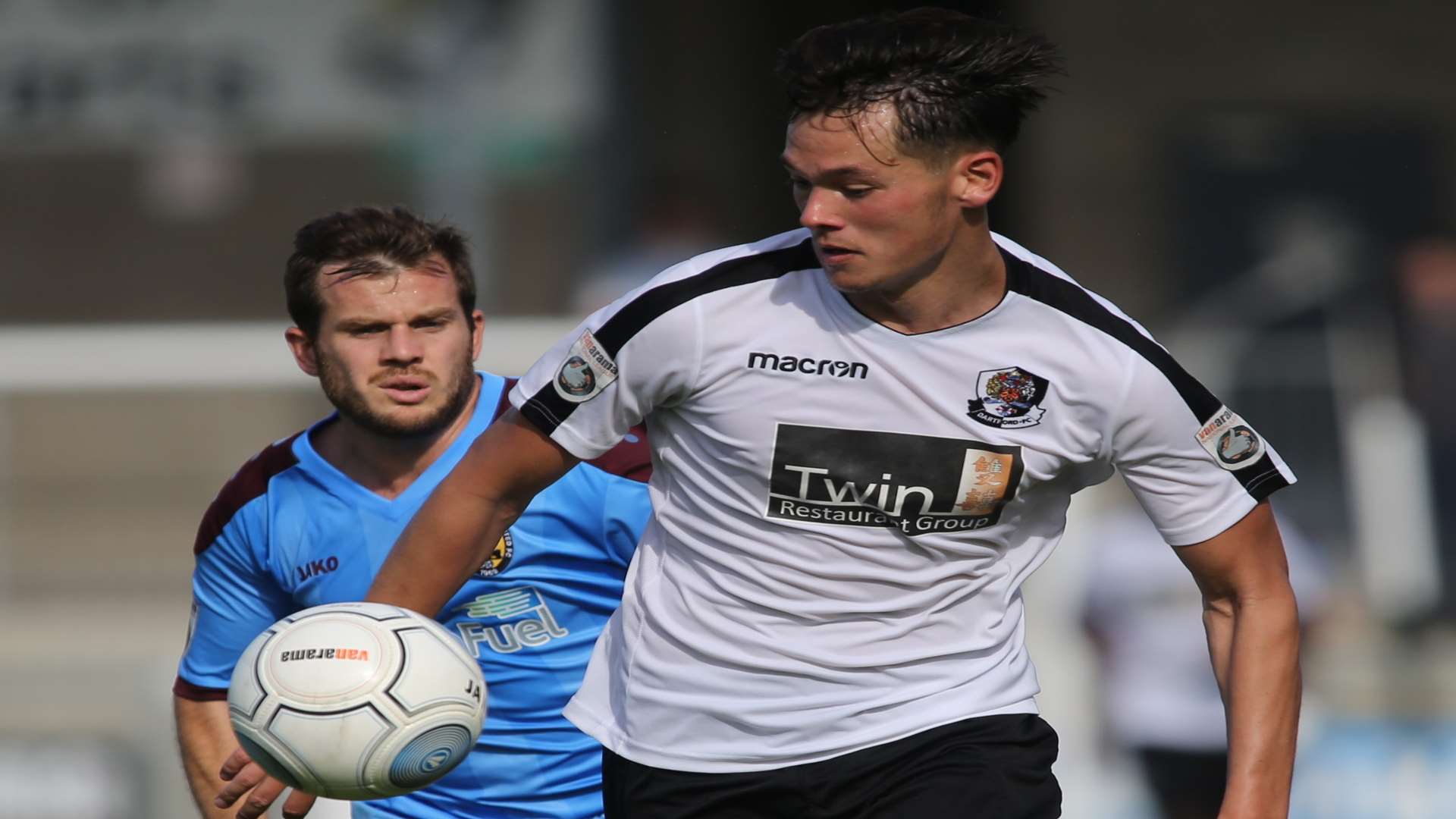 Dartford striker Alfie Pavey. Picture: John Westhrop