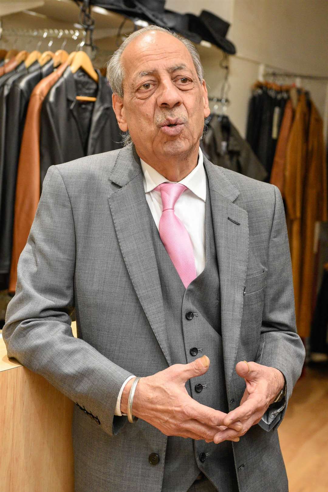 Mr Pat, Oldest shop owner in Chatham High Street . El Toba, 286a High St, Chatham ME4 4BP. 170818 Picture: Alan Langley. ...... (3662202)