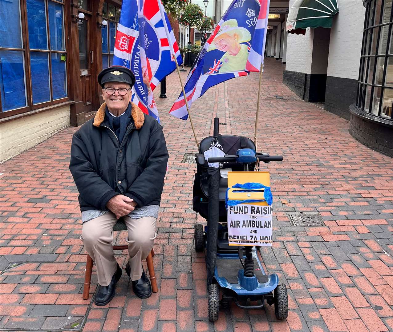 He has raised more than £300,000 for charity. Picture: Hannah Corbett