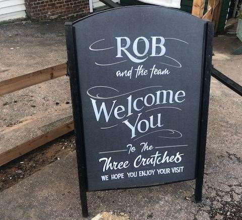 Writ large, the sign says it all and once inside you'll discover Rob is as good as his word