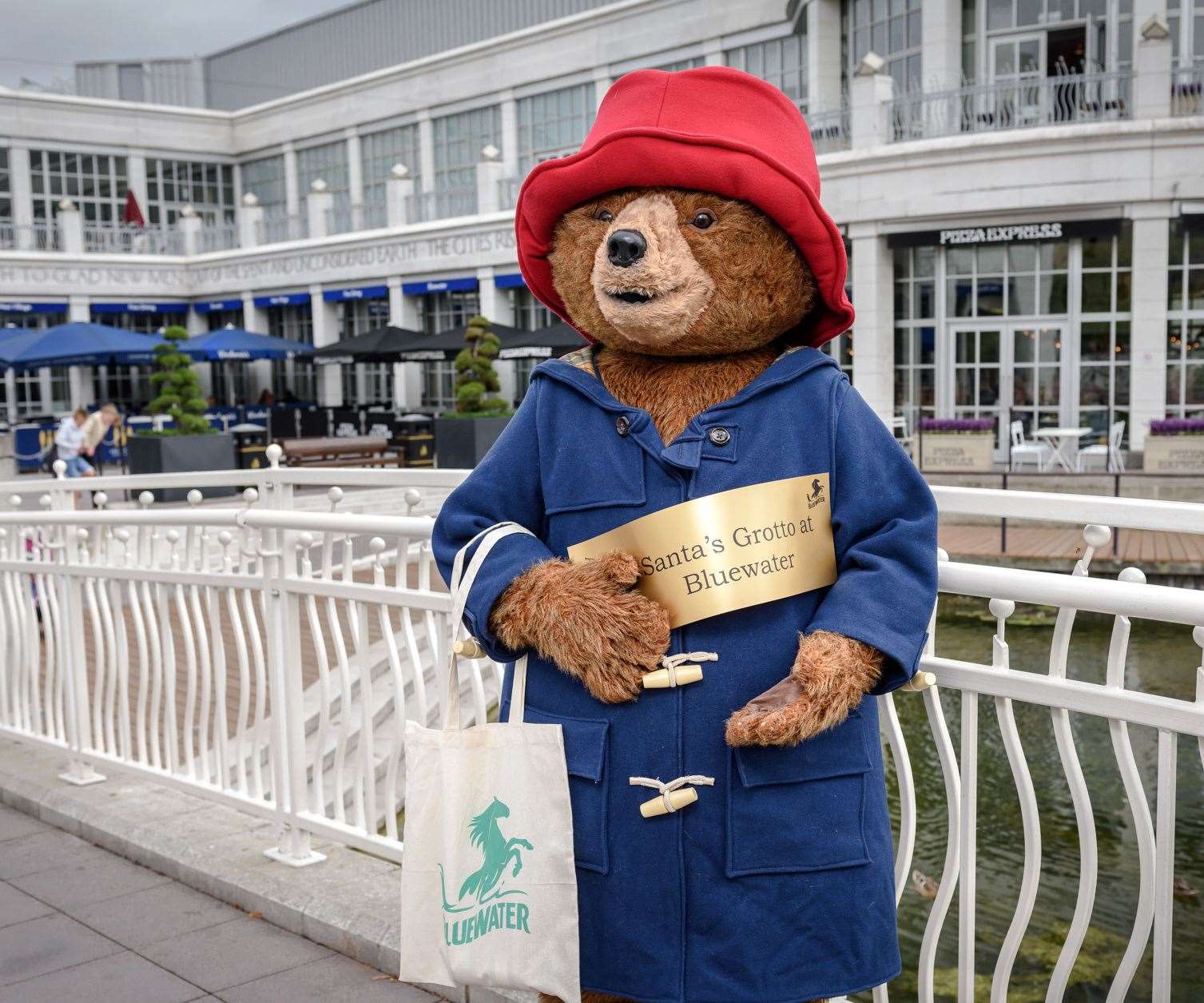 Paddington was at Bluewater at Christmas in 2017