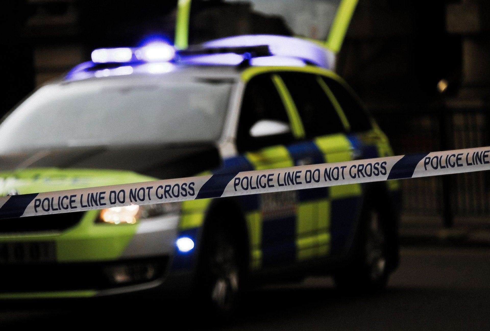 One lane of the motorway is closed