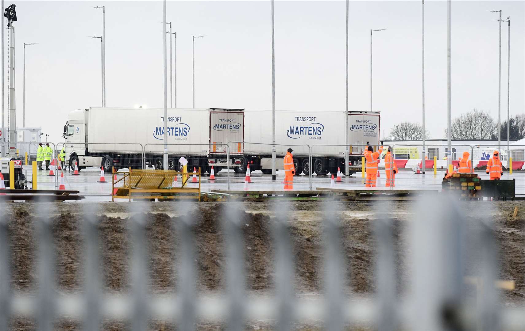 The 66-acre facility opened to truckers in January. Picture: Barry Goodwin