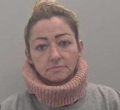 Lisa Willett has now been jailed again after going out stealing in Sittingbourne, but she was also recalled to prison to serve the rest of her previous sentence. Picture: Kent Police