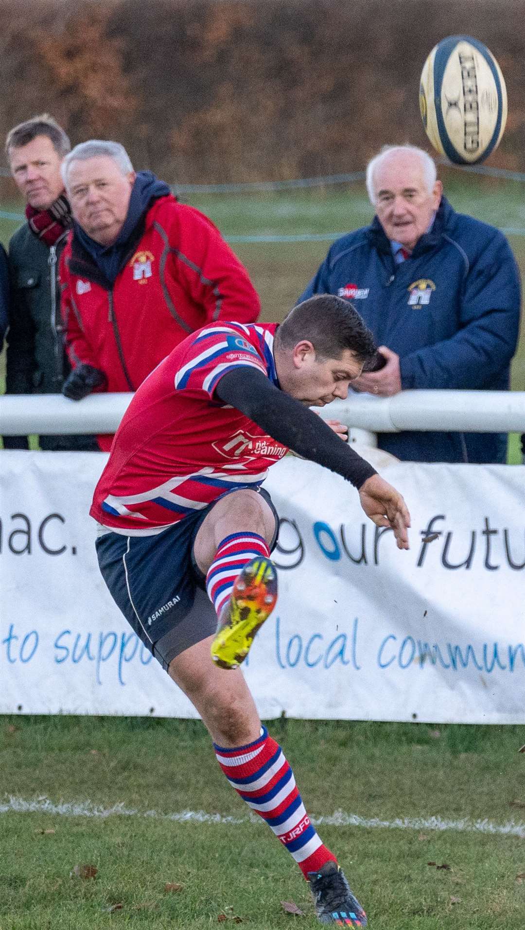 Tonbridge Juddians' Tom White scored 11 points in the win over Old Albanians. Picture: Karl Lincoln