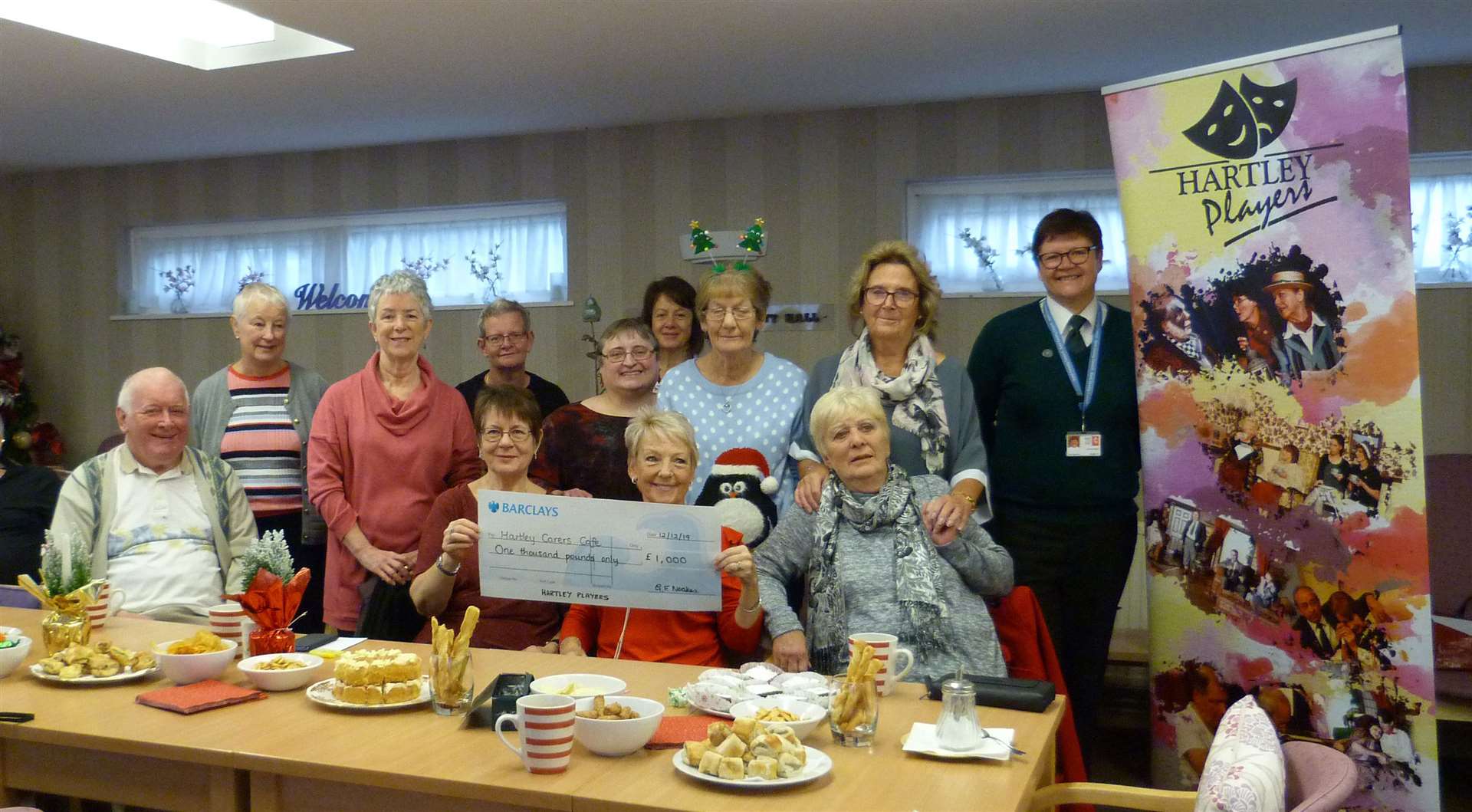 Jackie West, Kent County Council Community Warden for West Kingsdown and Hartley, Veronica McGannon from the Carers Café and other initiatives based at Wellfield Community Hall