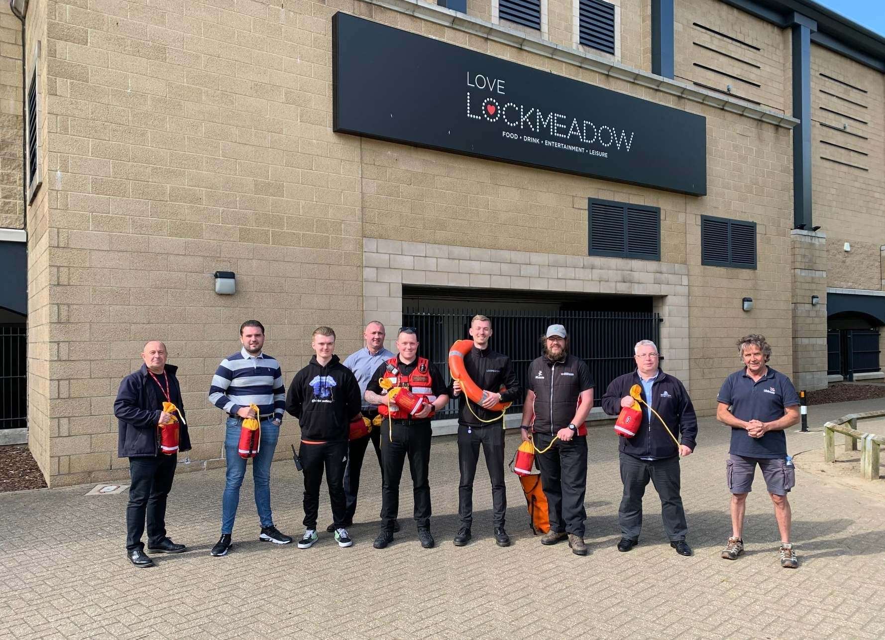 Businesses working near the River Medway in Maidstone have taken part in water safety training. Picture: Maidstone Borough Council