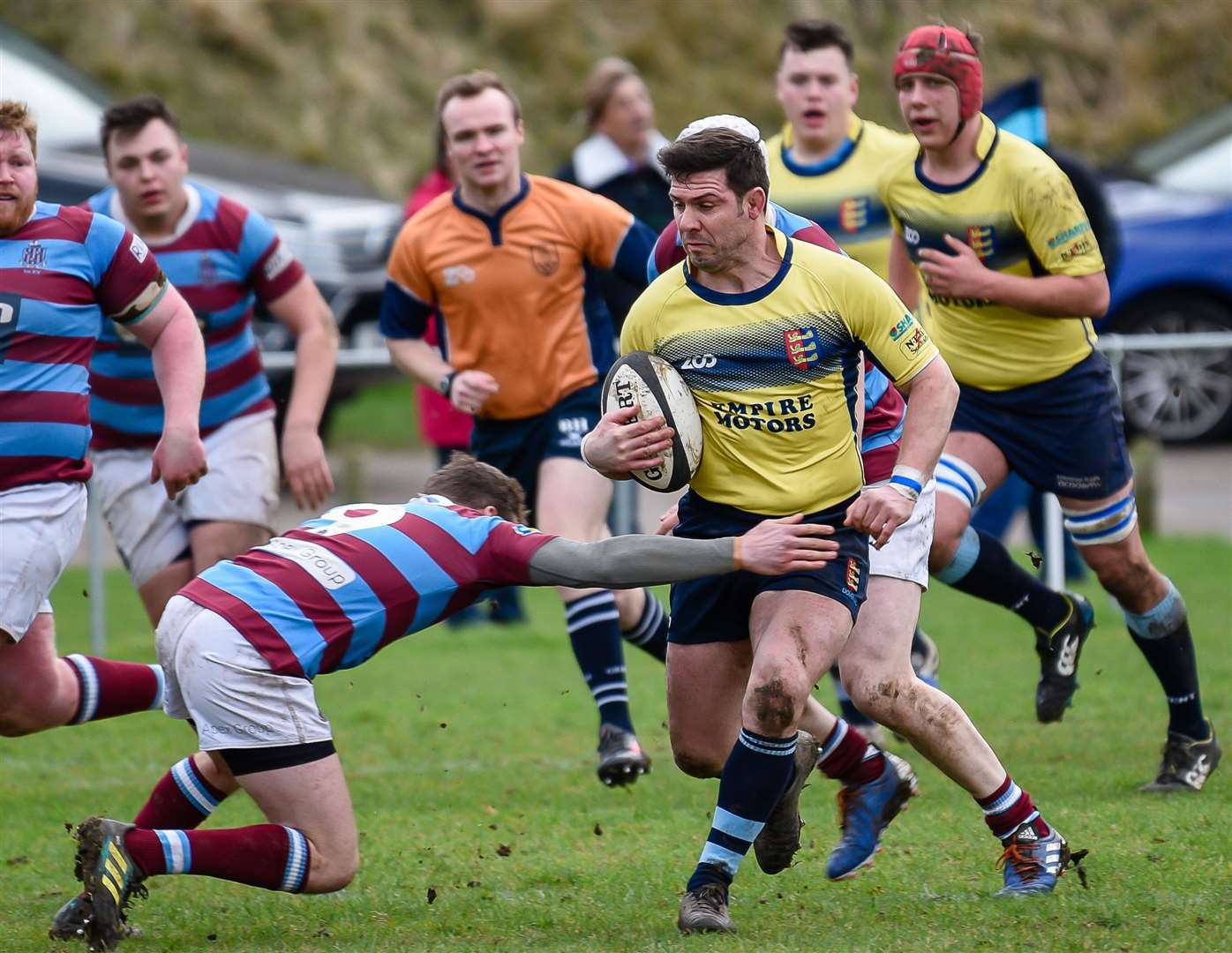 Dover (yellow) in London 3 South East against Hove last season in February. Picture: Alan Langley (42703479)