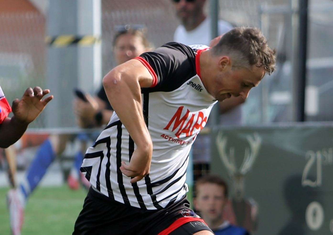 Rory Smith scored in Deal’s 3-2 Premier Division victory at Erith Town. Picture: Paul Willmott