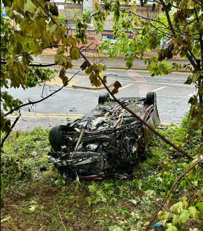 Two vehicles were involved. Photo Mark Stevens