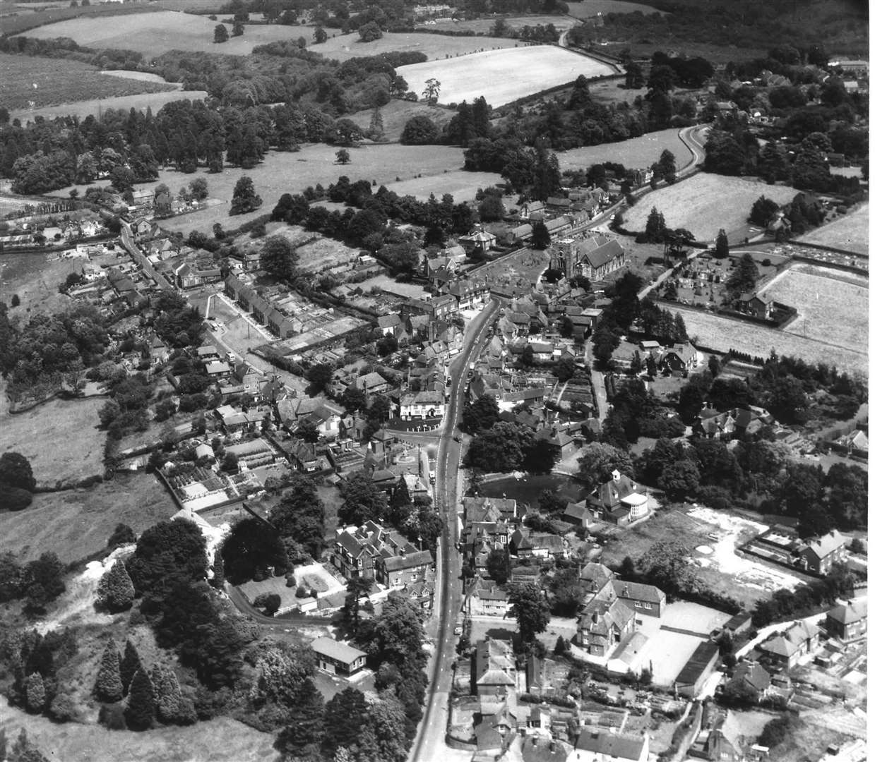 Goudhurst in October 1964