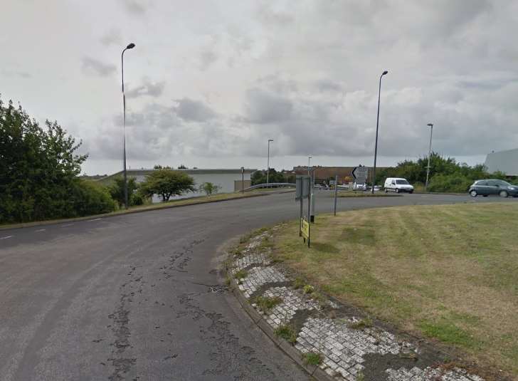 Churchill Avenue roundabout, with Sainsbury's in the distance. Picture: Google