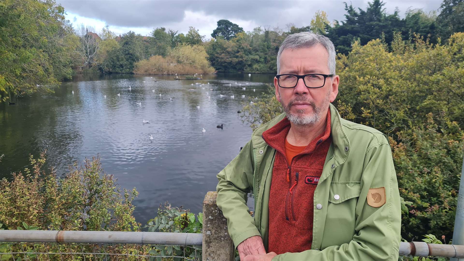 Chairman of the Friends of Westbrook and Stonebridge Pond in Faversham Matthew Hatchwell