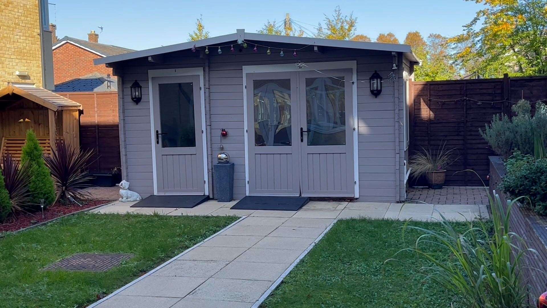 A summer house at Amherst court where residents can hang out