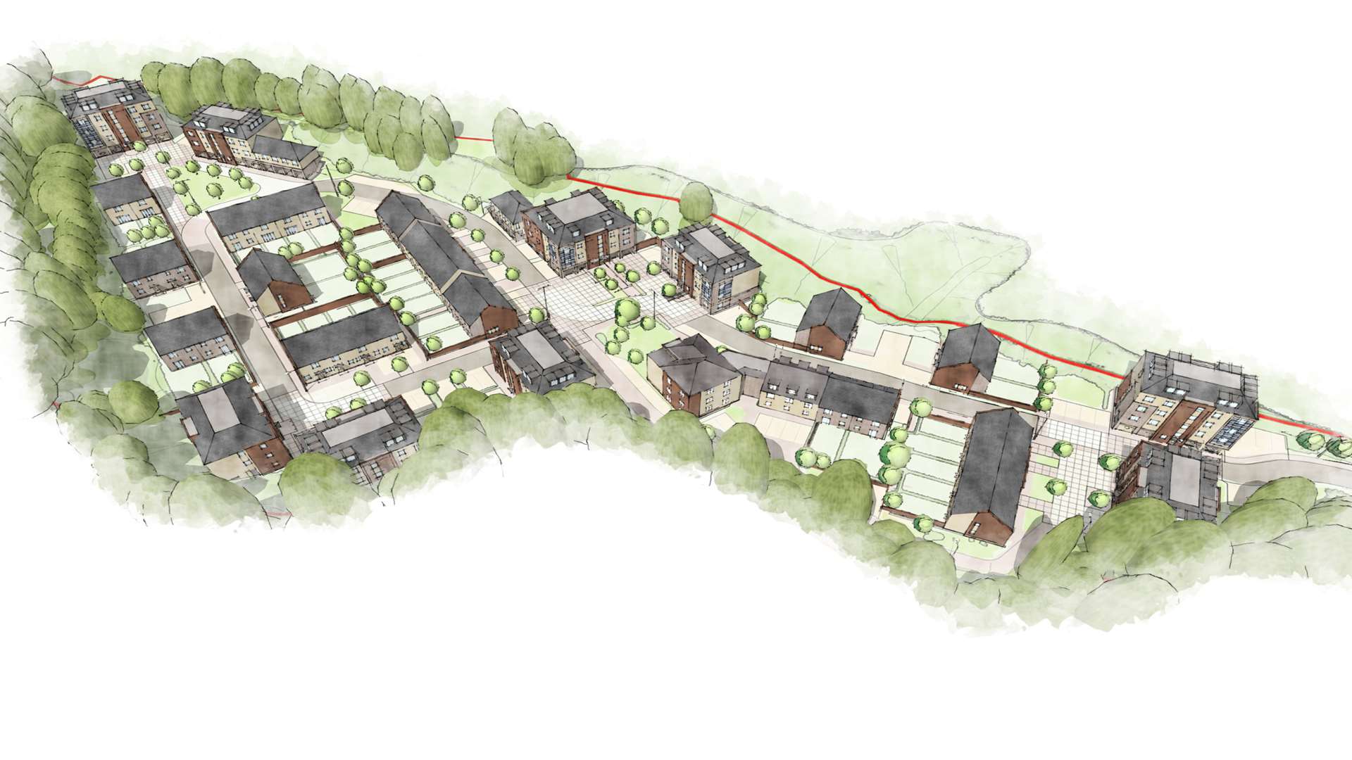 An artist's impression of the scheme