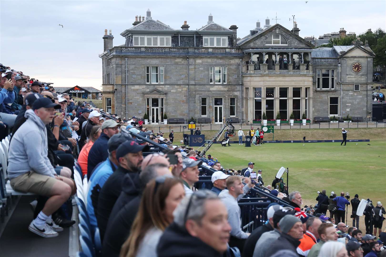 The 1st hole on the Old Course where Matt Ford scored rounds of 71 and 76. Picture: R&A/Getty Images