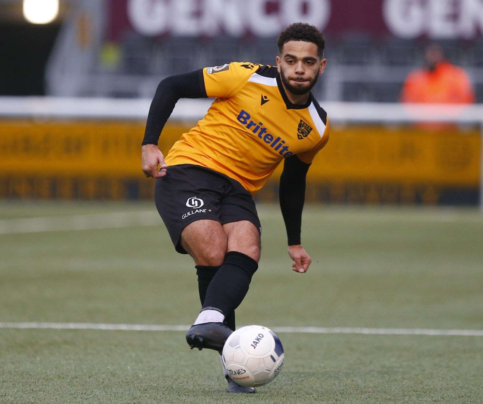 Maidstone United left-back Noah Chesmain Picture: Andy Jones