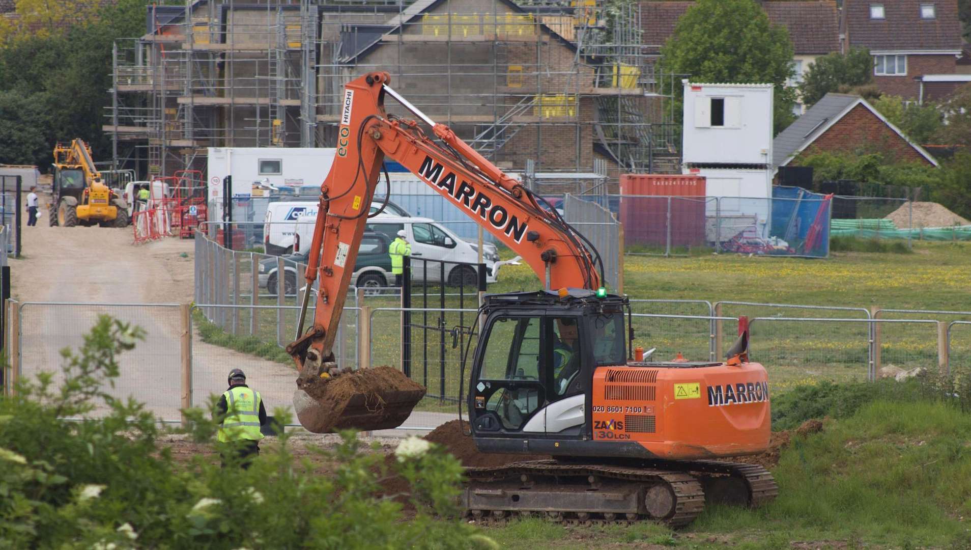 Kim said the work is "ripping up" rabbit warrens. Picture: Kim Ready