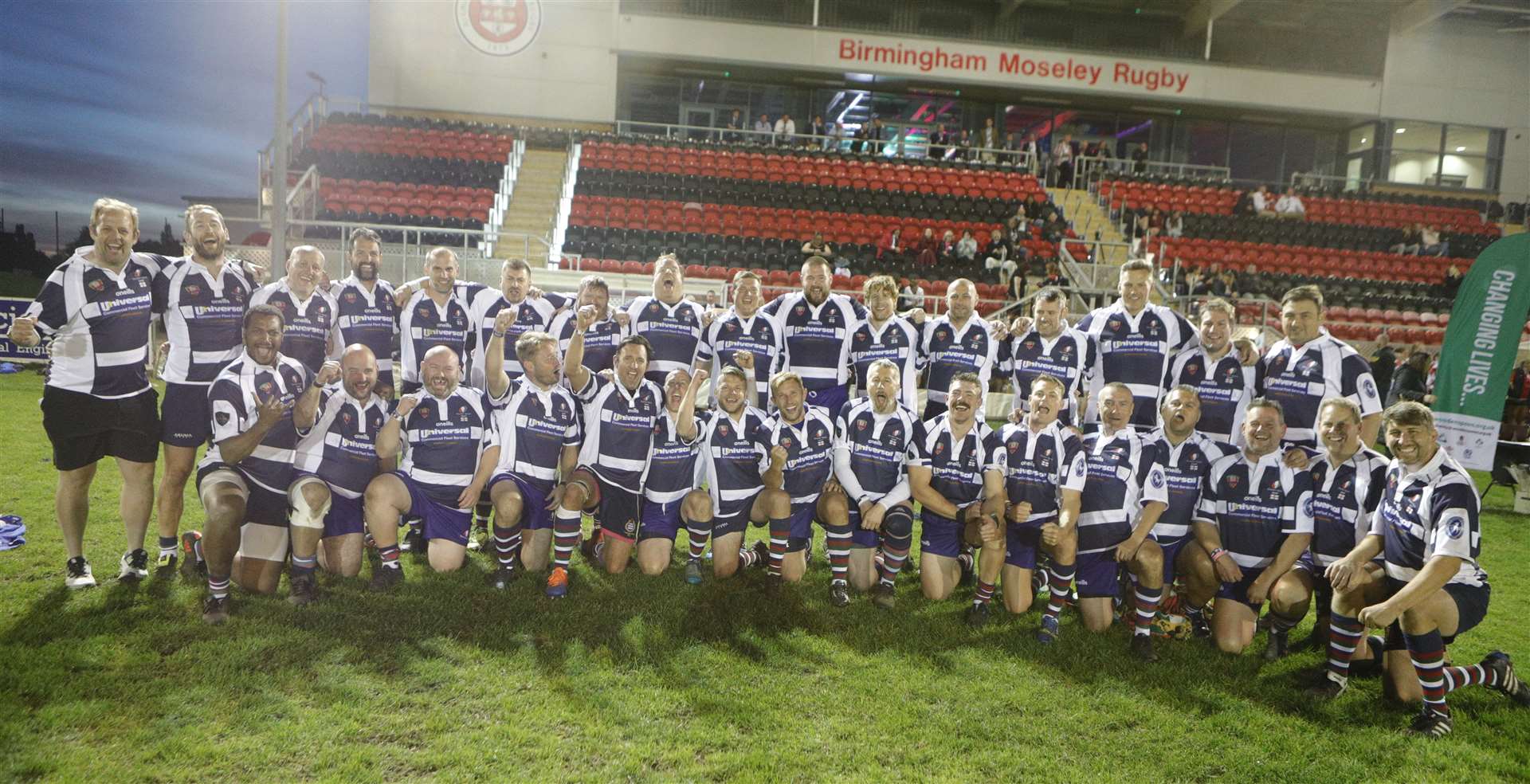 The winning Kent squad including Sevenoaks player Simon Wright.