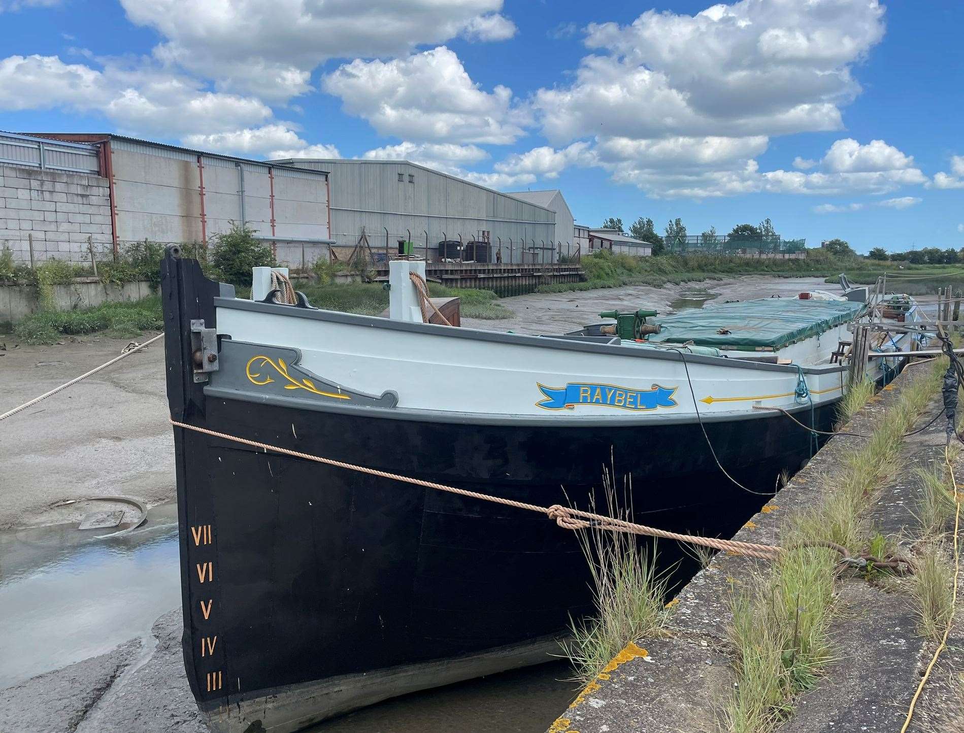 Raybel will be a central part of any cultural and leisure regeneration project at Lloyd's Wharf in Milton Creek. Picture: Joe Crossley